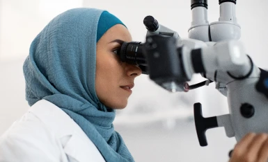 Labomed Dental Microscope used for detailed dental examinations.