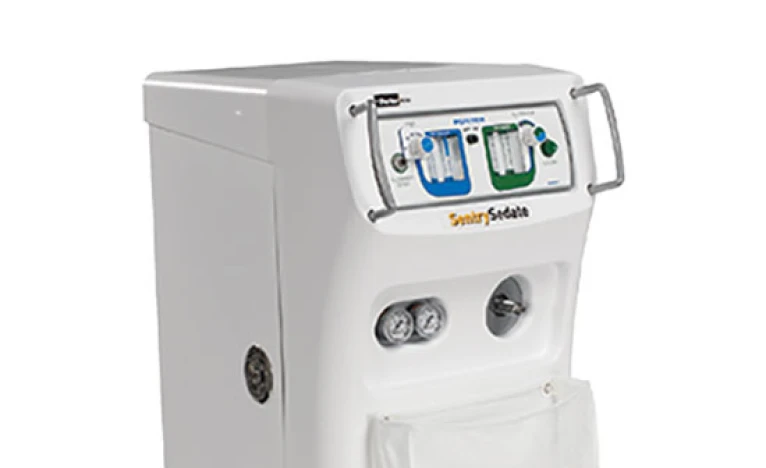 Nitrous Oxide Sedation System machine in clinic.